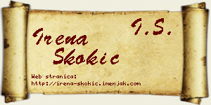 Irena Skokić vizit kartica
